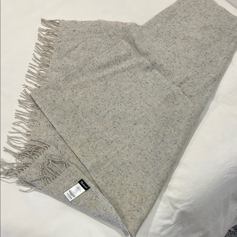 Madewell grey Wool Scarf
